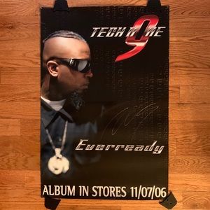 Strange Music Tech N9ne Everready autograph Poster